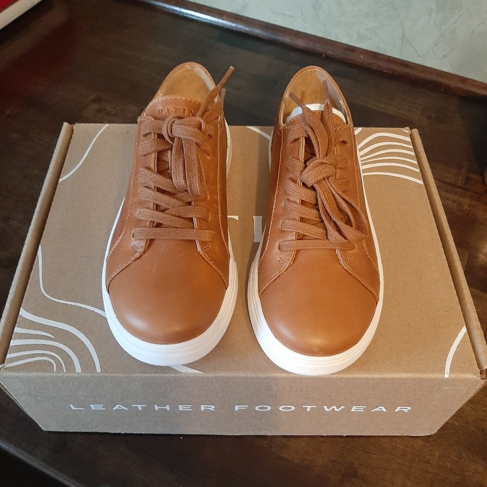 Portland Leather: Leather Sneaker Bourbon size 5.5